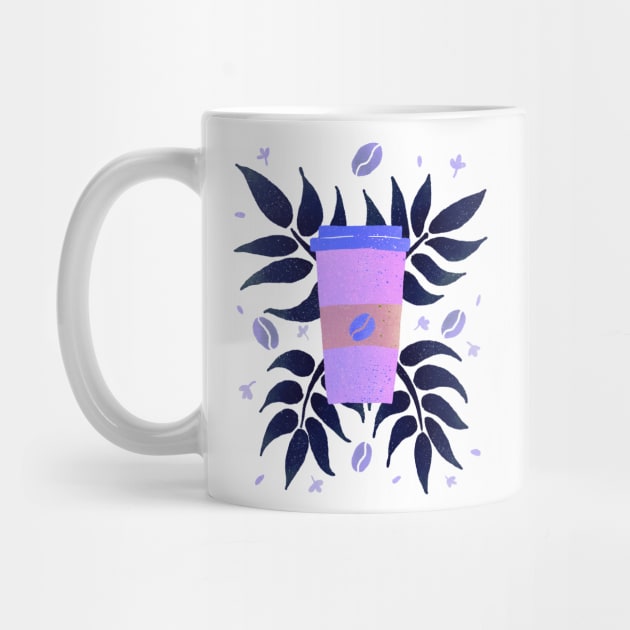 Purple tropical coffee by Home Cyn Home 